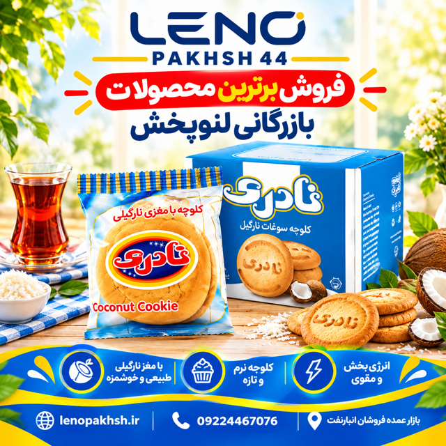 کلوچه نارگیلی ۲۰ عددی نادری